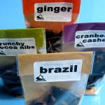 Find out more about 'Dark Chocolate Selection (Cocoa Nibs, Ginger, Cranberry Cashew, Hazelnut)'