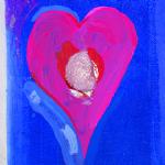 Blue and Pink Love Heart